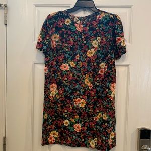 Black and multicolor floral forever 21 dress